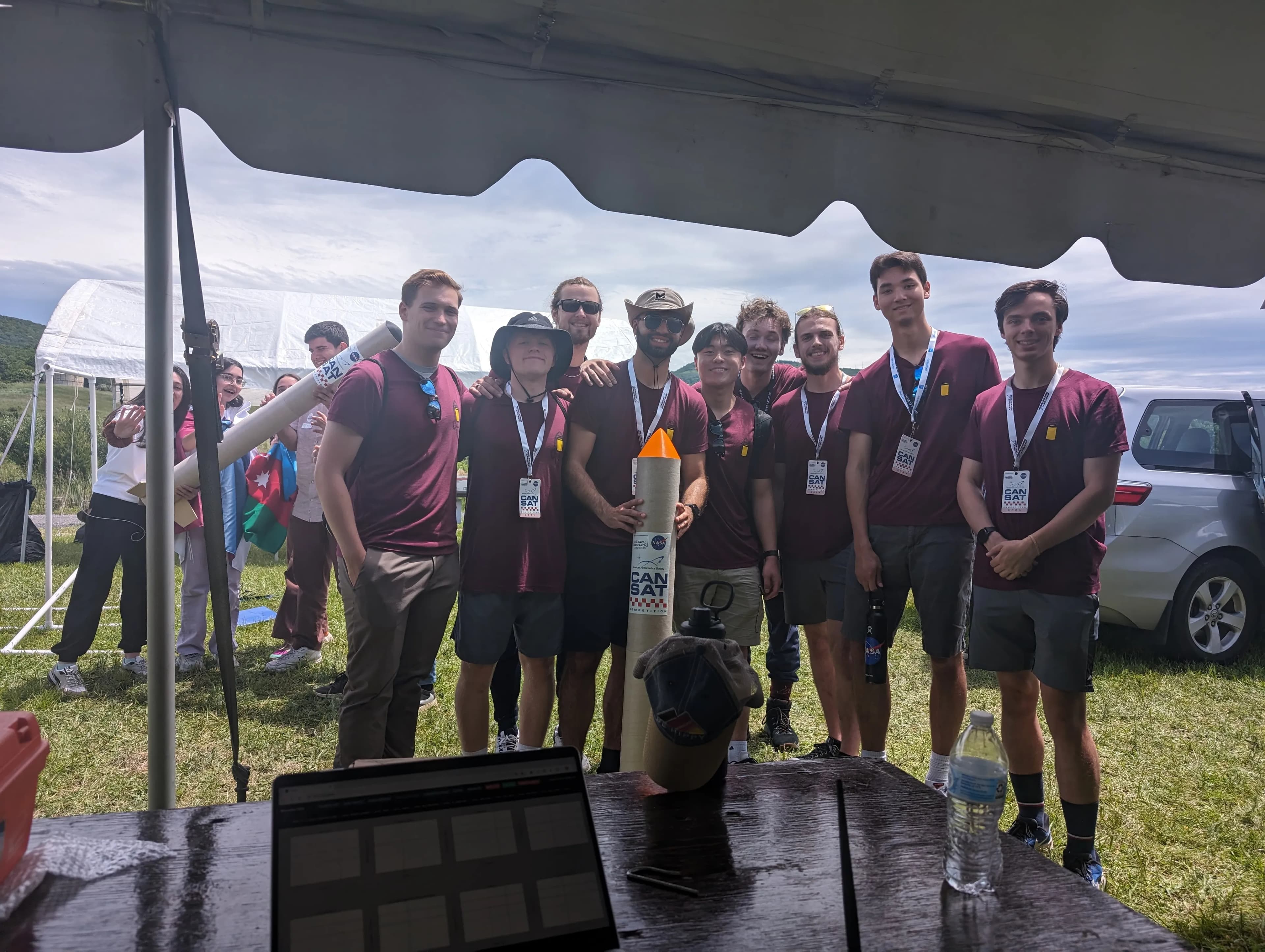 MinneSat Team at Competition